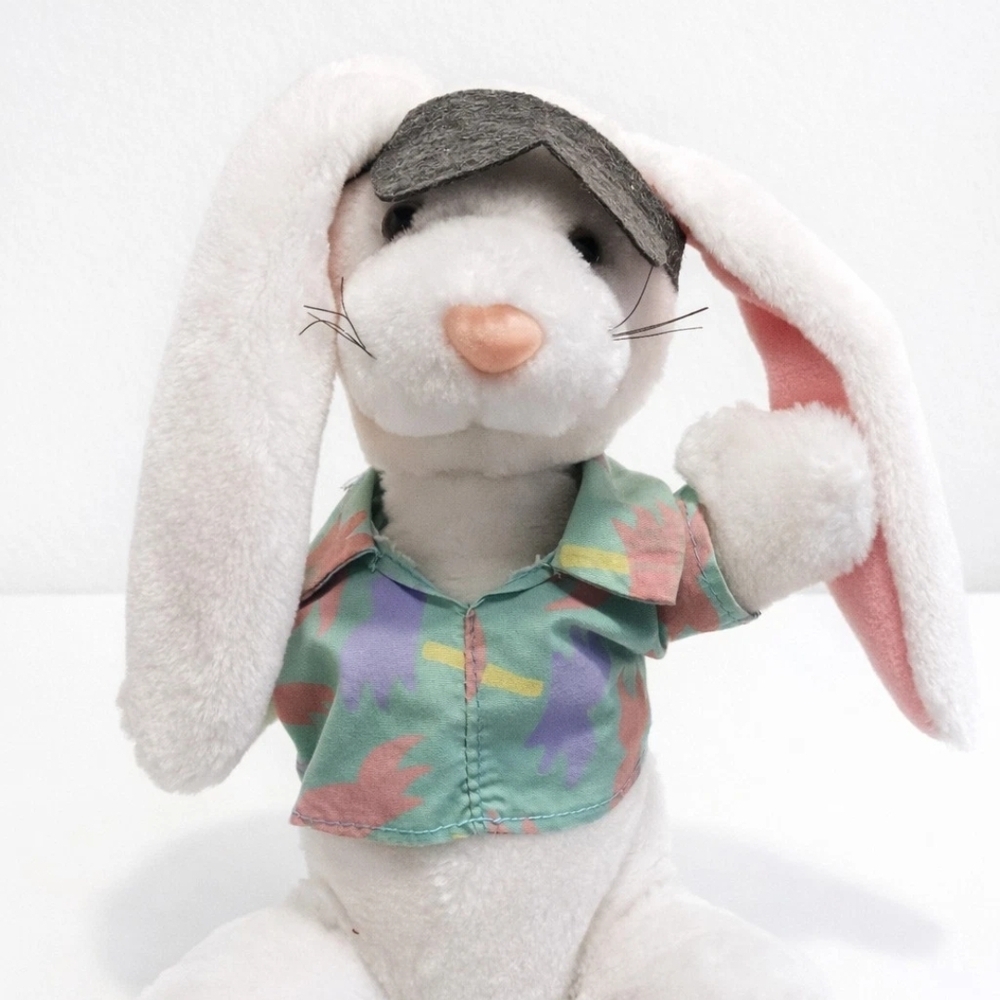Vintage 1980s Applause Bunny Rabbit Plush – 11 Inches